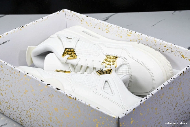 Cheap Gold AQ9129-170 Retro Metallic Jordan 4 0822
